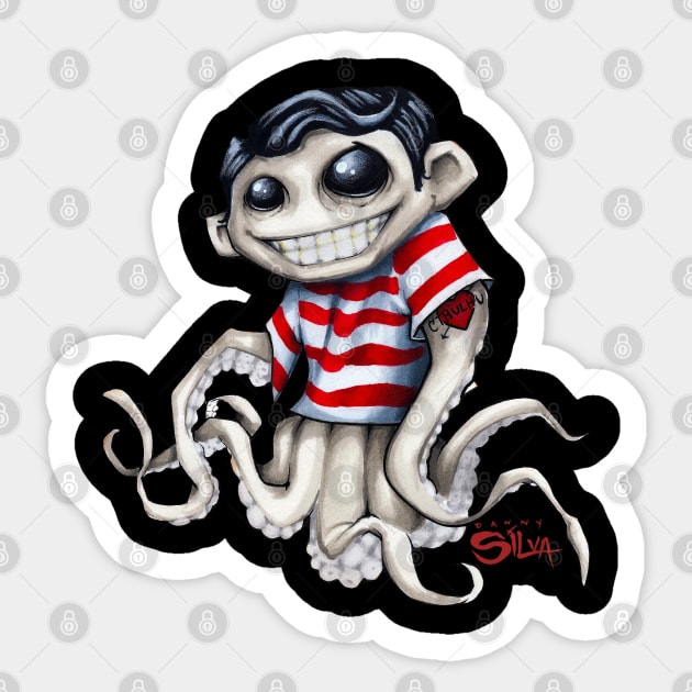 SquidBoy! Sticker by dsilvadesigns